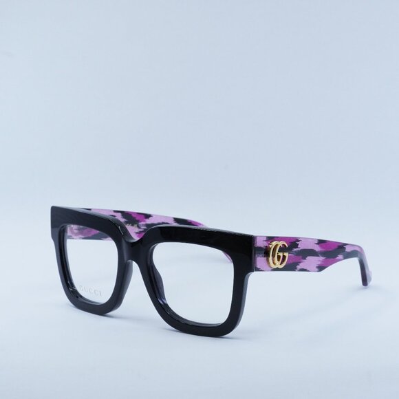 🕶️ New Gucci GG1549O 003 Eyeglasses - Black Frame - Picture 1 of 10